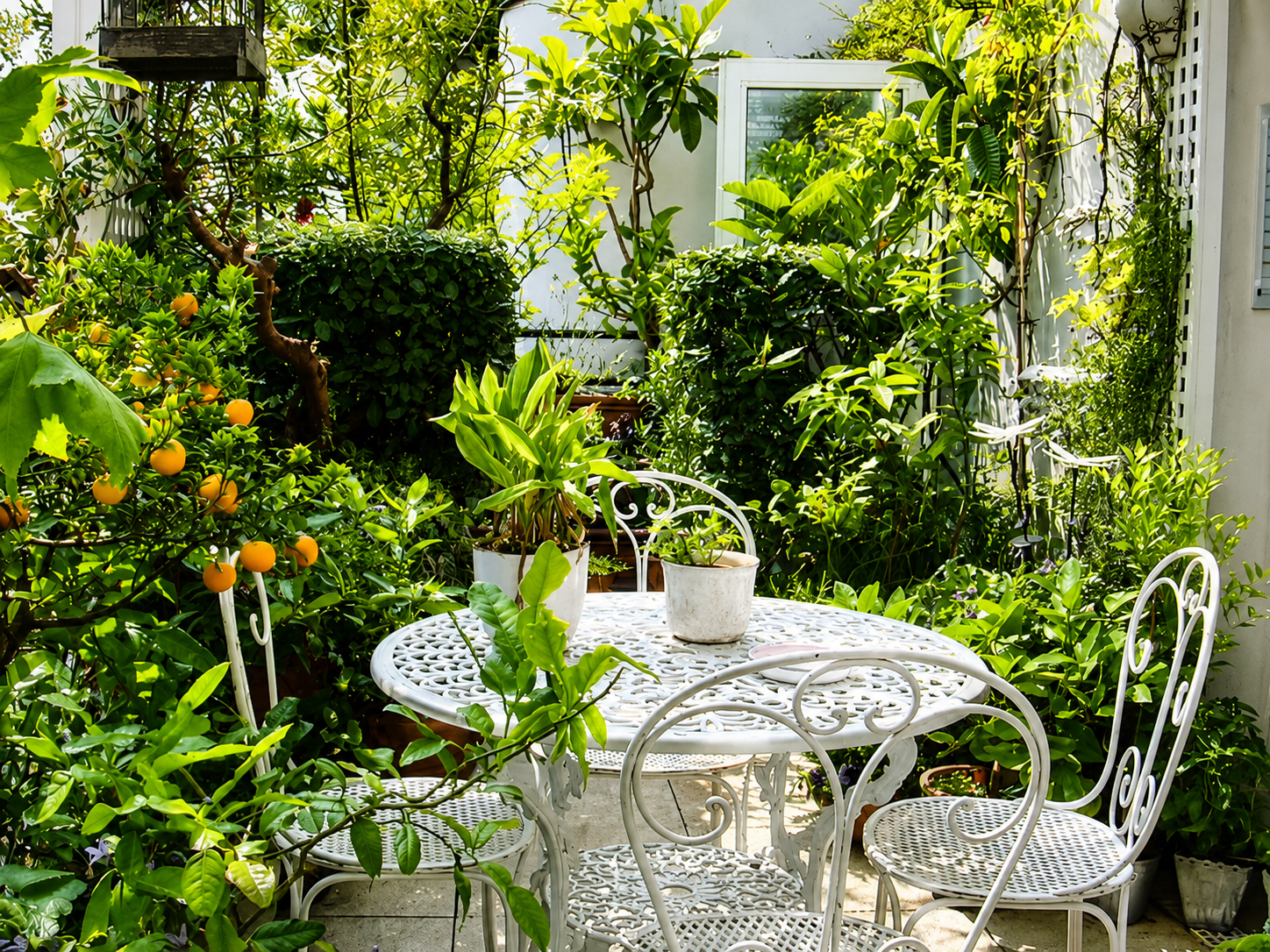 Terrasse à l'ambiance méditerranéenne